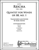Quintet for Winds, Op. 88, No. 1 P.O.D. cover